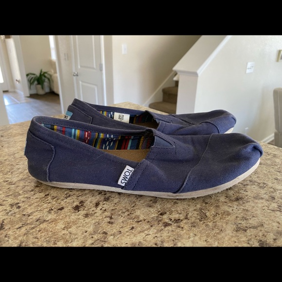 Blue Toms Loafer slip on shoes size 9 - Picture 5 of 8